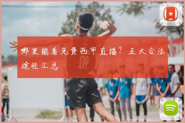 哪里能看免费西甲直播？五大合法途径汇总